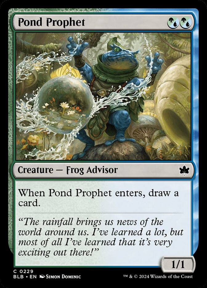 Profeta do Lago / Pond Prophet - Magic: The Gathering - MoxLand
