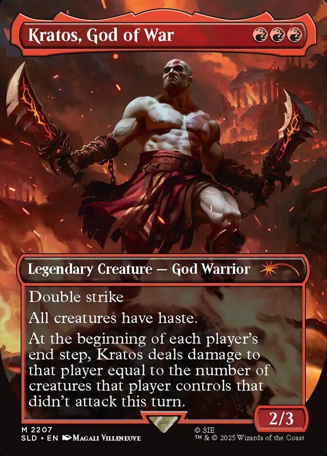 Kratos, God of War - Magic: The Gathering - MoxLand