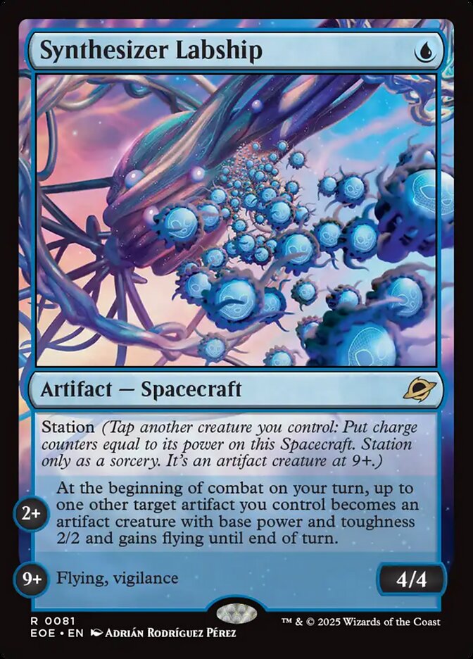 Nave-laboratório Sintetizadora / Synthesizer Labship - Magic: The Gathering - MoxLand