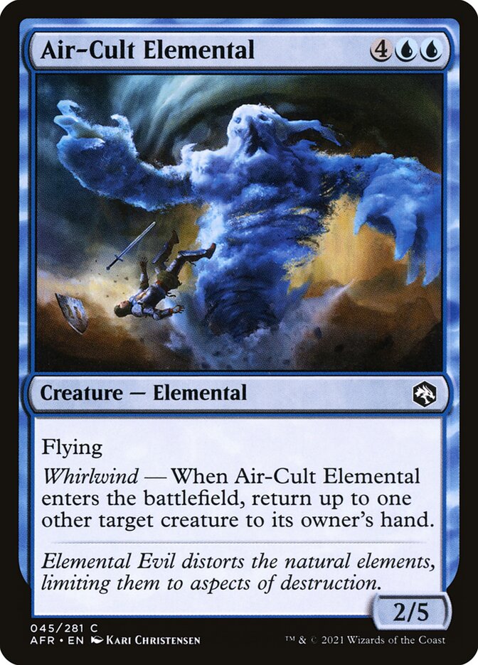 Elemental do Culto do Ar / Air-Cult Elemental - Magic: The Gathering - MoxLand