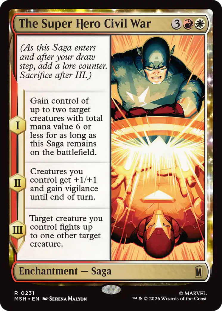 The Super Hero Civil War - Magic: The Gathering - MoxLand