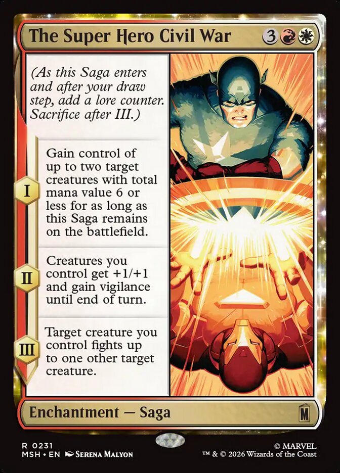 The Super Hero Civil War - Magic: The Gathering - MoxLand
