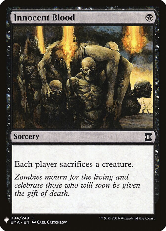Sangue dos Inocentes / Innocent Blood - Magic: The Gathering - MoxLand