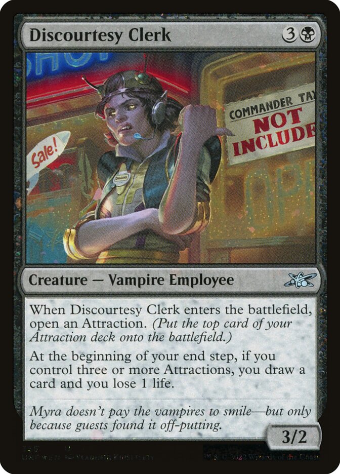 Discourtesy Clerk - Magic: The Gathering - MoxLand