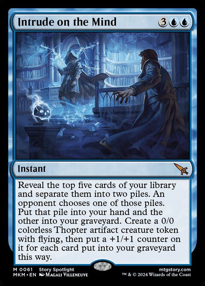 Intrusão na Mente / Intrude on the Mind - Magic: The Gathering - MoxLand