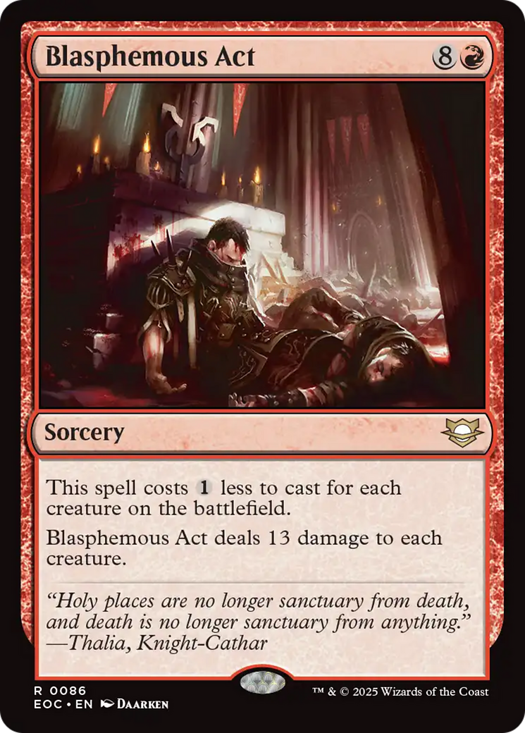 Ato Blasfemo / Blasphemous Act - Magic: The Gathering - MoxLand