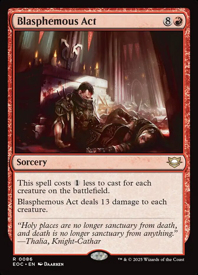 Ato Blasfemo / Blasphemous Act - Magic: The Gathering - MoxLand