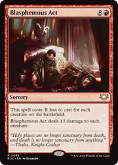 Ato Blasfemo / Blasphemous Act - Magic: The Gathering - MoxLand