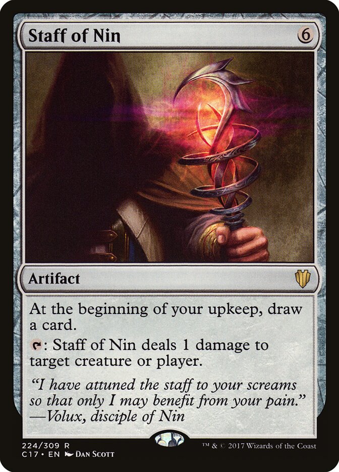 Cajado de Nin / Staff of Nin - Magic: The Gathering - MoxLand