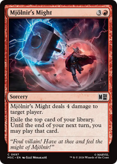 Mjölnir's Might - Magic: The Gathering - MoxLand