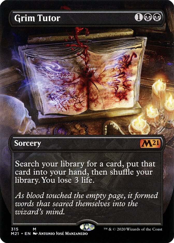 Tutor Sinistro / Grim Tutor - Magic: The Gathering - MoxLand