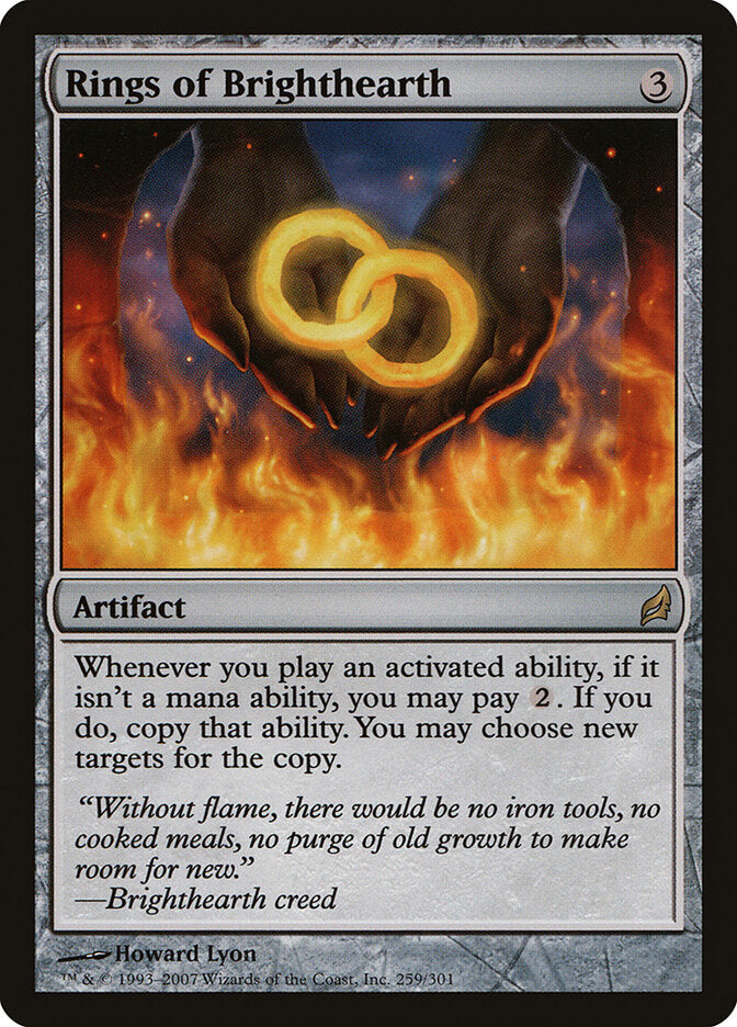 Anéis dos Lareiluz / Rings of Brighthearth - Magic: The Gathering - MoxLand