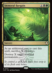 Immoral Bargain - Magic: The Gathering - MoxLand