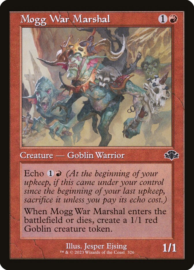 Marechal-de-guerra Mogg / Mogg War Marshal - Magic: The Gathering - MoxLand