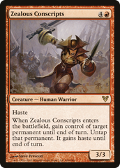 Recrutas Zelosos / Zealous Conscripts - Magic: The Gathering - MoxLand