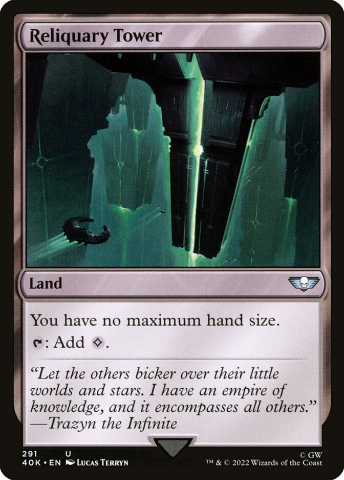 Torre do Relicário / Reliquary Tower - Magic: The Gathering - MoxLand