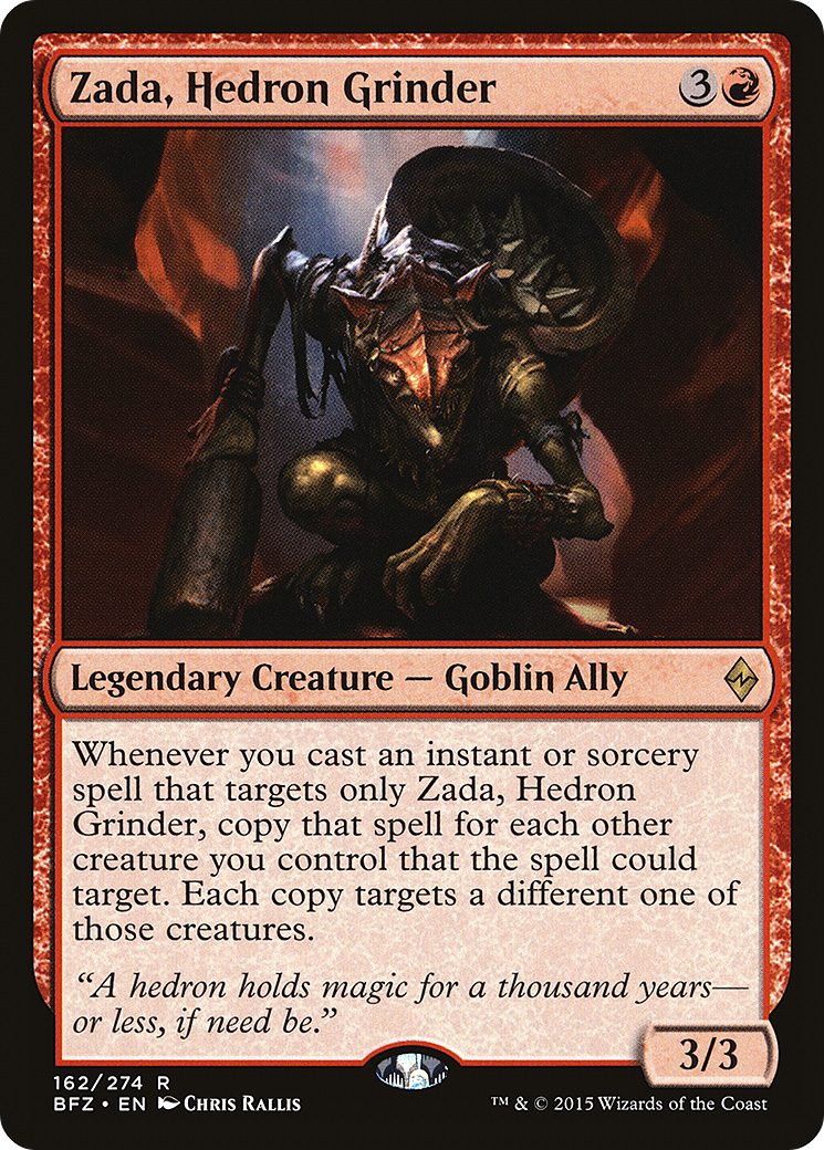 Zada, Moedora de Edros / Zada, Hedron Grinder - Magic: The Gathering - MoxLand