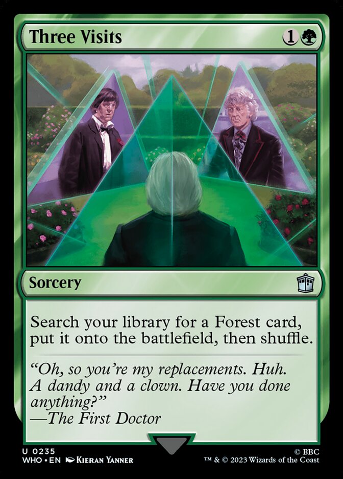Três Visitas / Three Visits - Magic: The Gathering - MoxLand