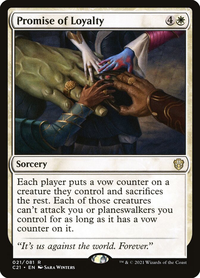 Promessa de Lealdade / Promise of Loyalty - Magic: The Gathering - MoxLand