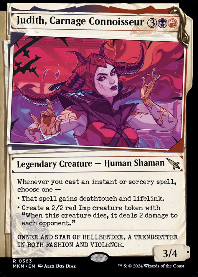 Judith, Especialista em Carnificina / Judith, Carnage Connoisseur - Magic: The Gathering - MoxLand