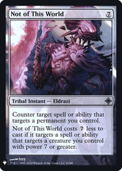 Não Deste Mundo / Not of This World - Magic: The Gathering - MoxLand