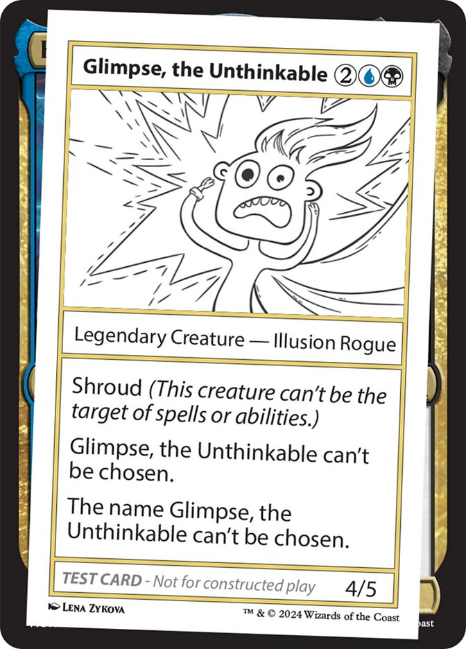 Glimpse, the Unthinkable - Magic: The Gathering - MoxLand