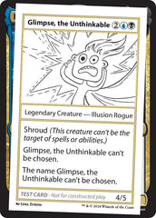 Glimpse, the Unthinkable - Magic: The Gathering - MoxLand