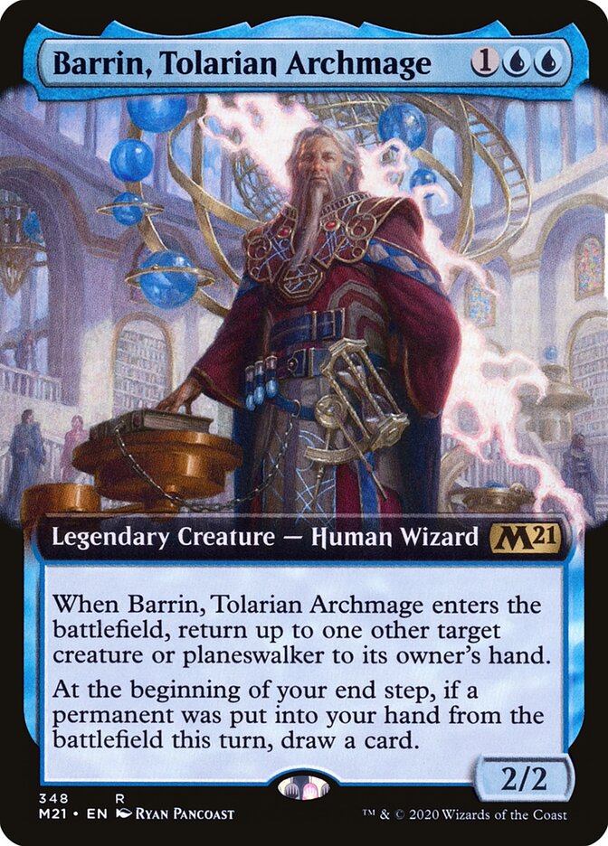 Barrin, Arquimago Tolariano / Barrin, Tolarian Archmage - Magic: The Gathering - MoxLand