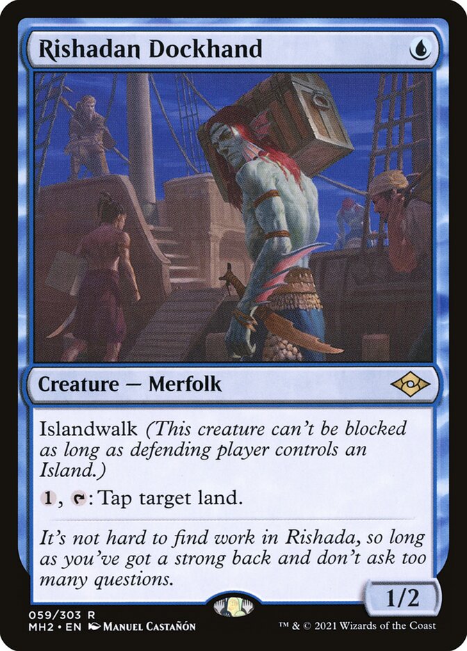 Estivador de Rishada / Rishadan Dockhand - Magic: The Gathering - MoxLand