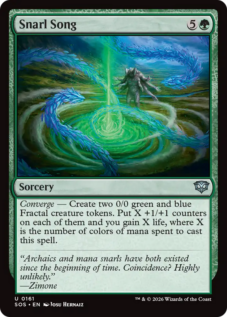 Snarl Song - Magic: The Gathering - MoxLand