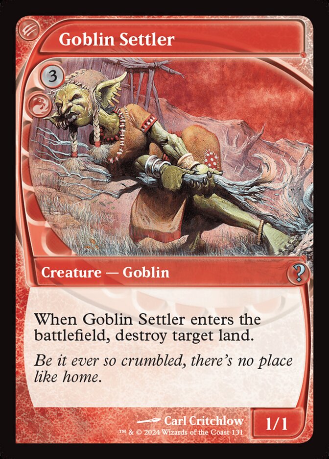 Goblin Settler - Magic: The Gathering - MoxLand