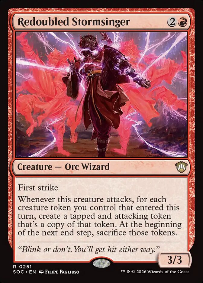 Redoubled Stormsinger - Magic: The Gathering - MoxLand