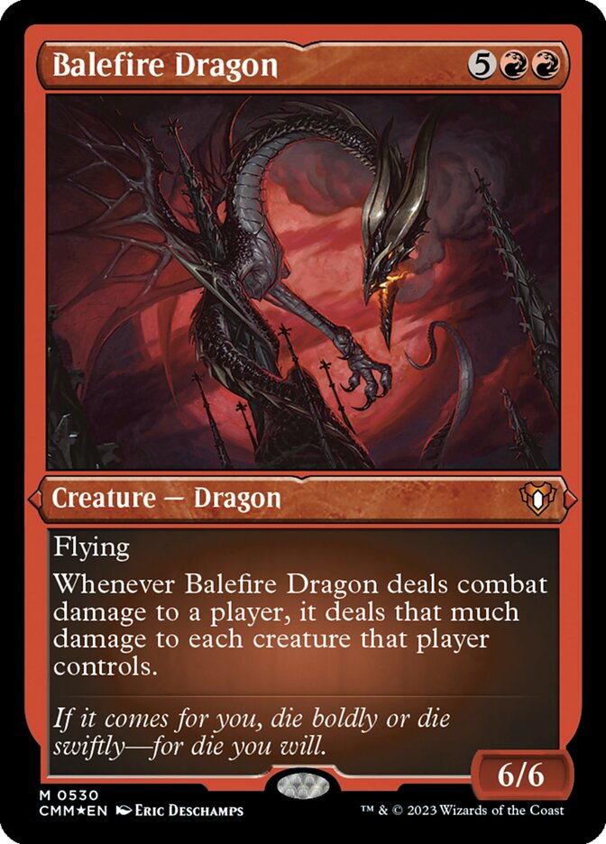 Dragão Pira Funesta / Balefire Dragon - Magic: The Gathering - MoxLand