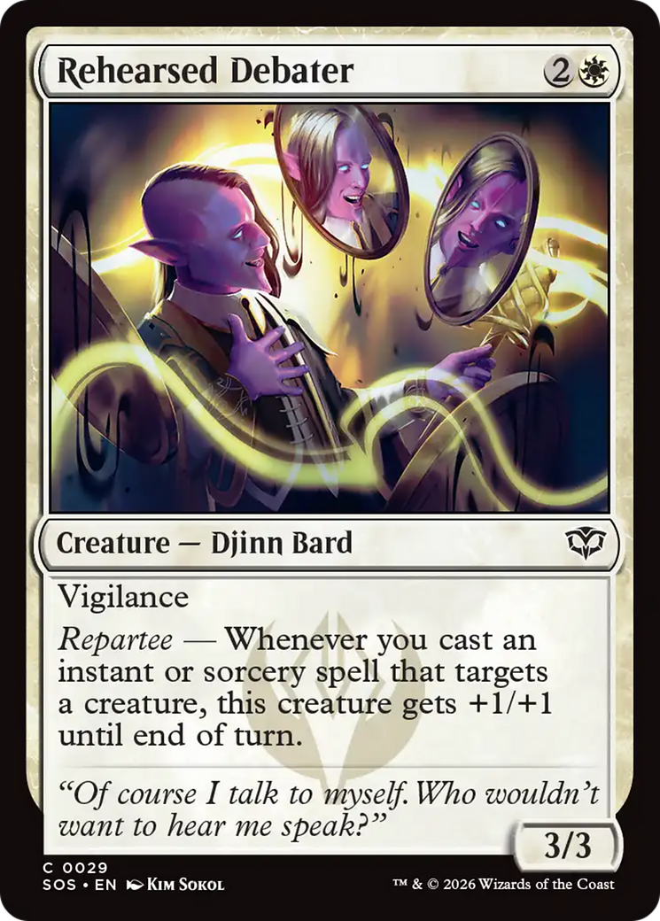 Rehearsed Debater - Magic: The Gathering - MoxLand
