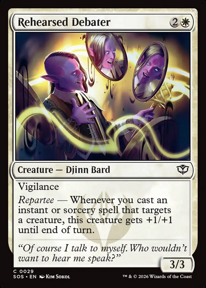 Rehearsed Debater - Magic: The Gathering - MoxLand