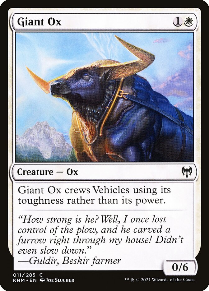 Boi Gigante / Giant Ox - Magic: The Gathering - MoxLand