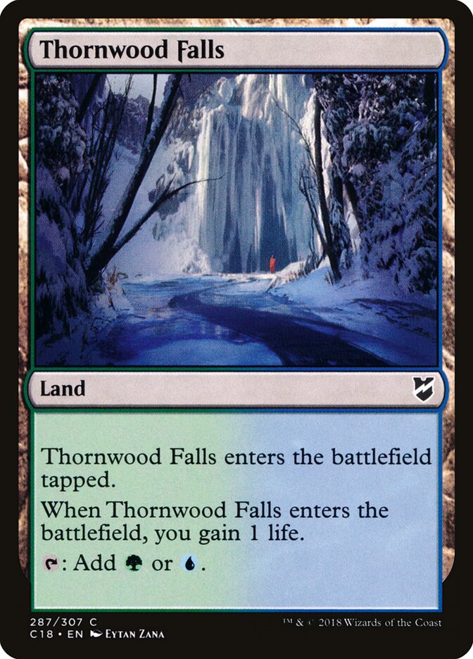 Cachoeira dos Espinhos / Thornwood Falls - Magic: The Gathering - MoxLand