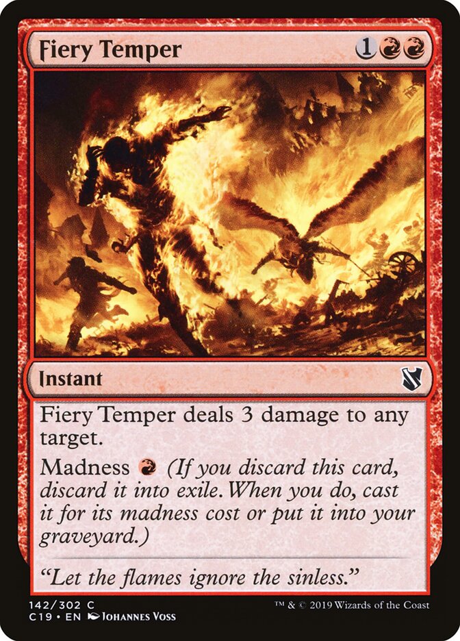 Temperamento Explosivo / Fiery Temper - Magic: The Gathering - MoxLand