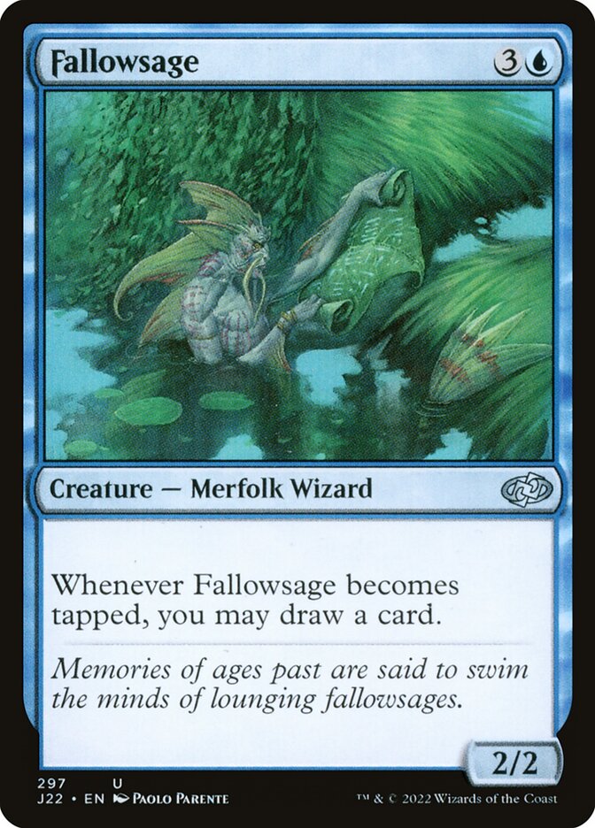 Pousiosábio / Fallowsage - Magic: The Gathering - MoxLand