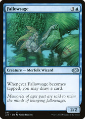 Pousiosábio / Fallowsage - Magic: The Gathering - MoxLand
