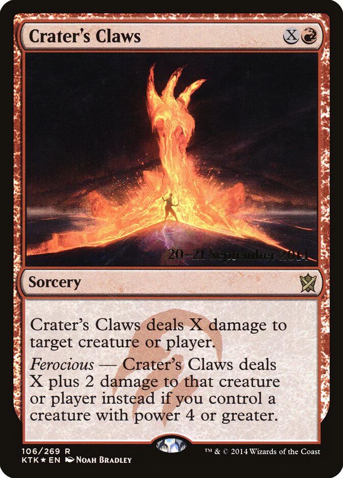 Garras da Cratera / Crater's Claws - Magic: The Gathering - MoxLand