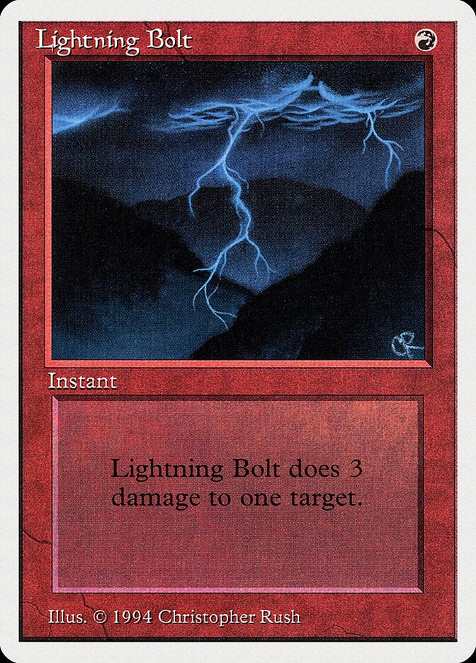 Raio / Lightning Bolt - Magic: The Gathering - MoxLand