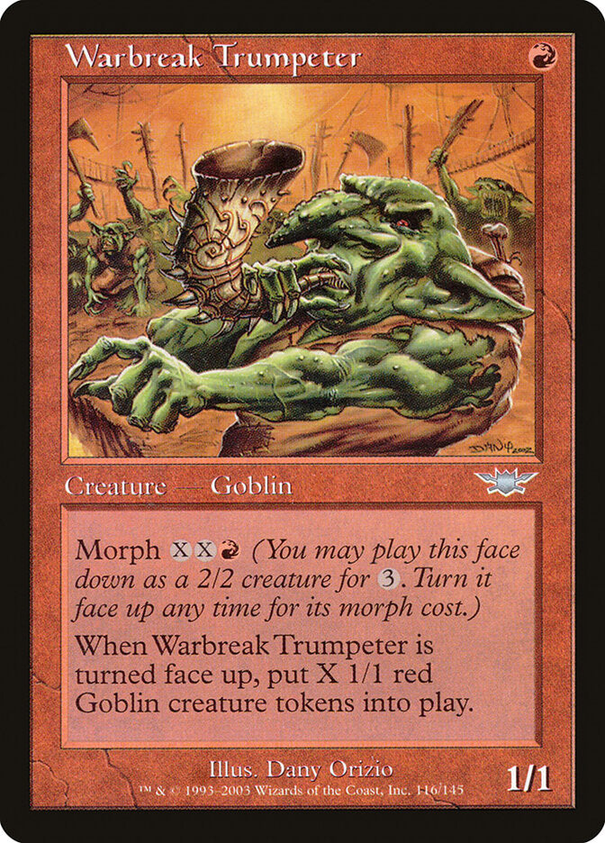 Trombeteiro Irrompe-Guerra / Warbreak Trumpeter - Magic: The Gathering - MoxLand
