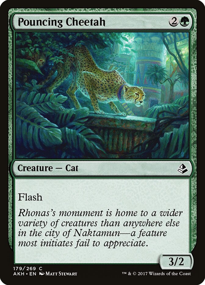 Guepardo Saltador / Pouncing Cheetah - Magic: The Gathering - MoxLand