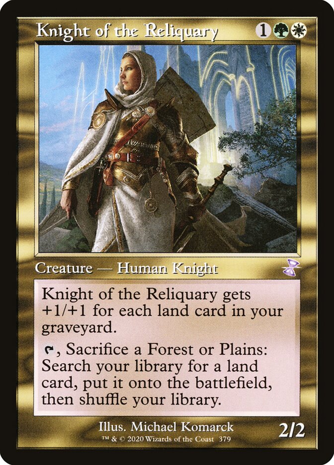 Cavaleira do Relicário / Knight of the Reliquary - Magic: The Gathering - MoxLand