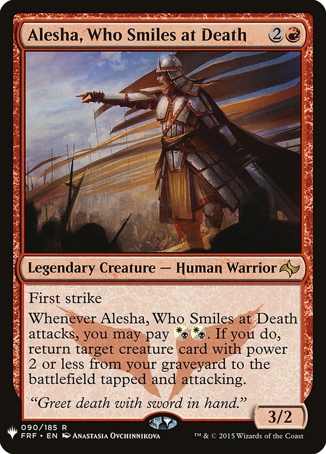 Alesha, a Que Sorri Para a Morte / Alesha, Who Smiles at Death - Magic: The Gathering - MoxLand