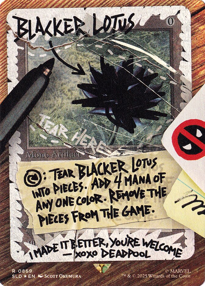 Blacker Lotus - Magic: The Gathering - MoxLand