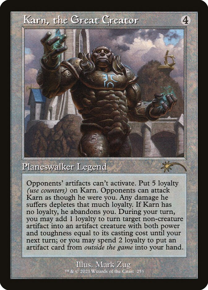 Karn, o Grande Criador / Karn, the Great Creator - Magic: The Gathering - MoxLand
