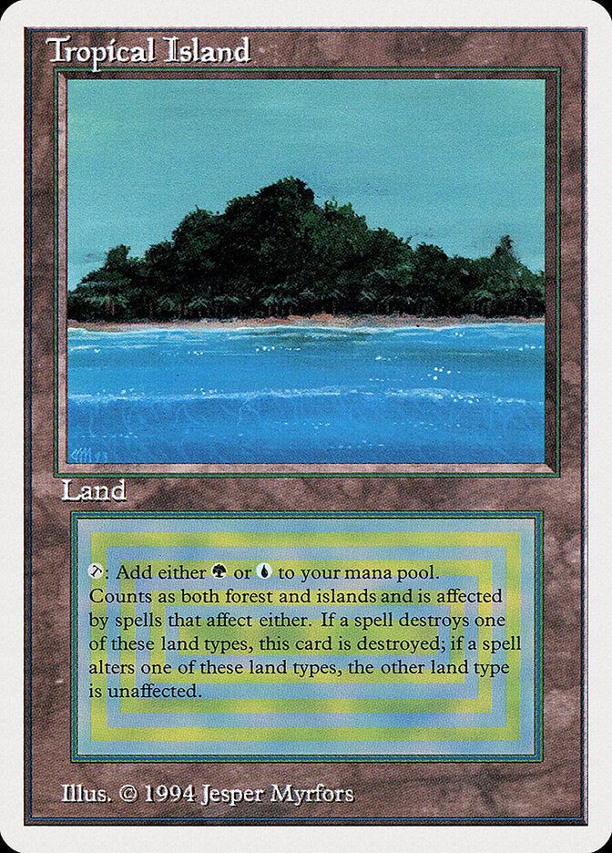 Tropical Island - Magic: The Gathering - MoxLand