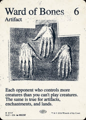 Protetor de Ossos / Ward of Bones - Magic: The Gathering - MoxLand